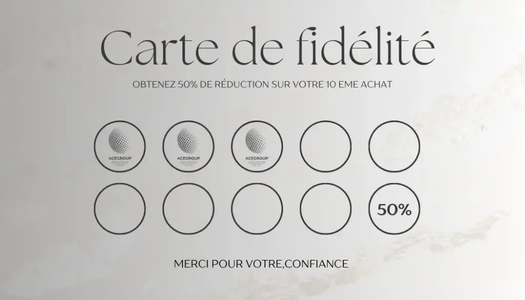 Cartes de fidélité
